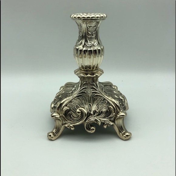 F.B. Rogers silver plated 3 light breakdown candelabra, original box